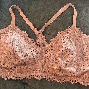 Women’s Auden Lace Bralette in Mauve, 3x